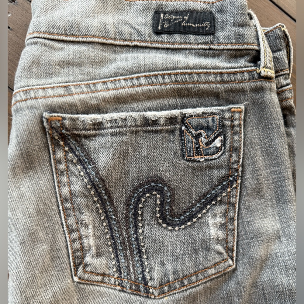Citizens of Humanity Light Gray Jeans